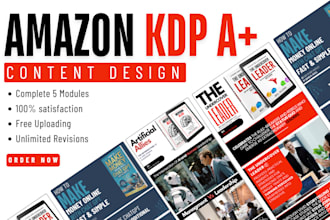 do amazon kdp a plus content design for your KDP book that get sales
