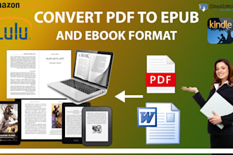 convert pdf to epub and do ebook formatting