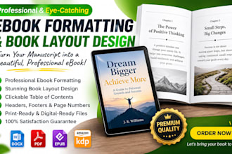 convert pdf to epub and ebook layout design