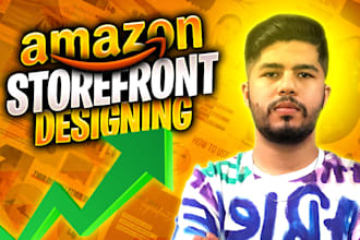 create amazing amazon storefront design, homepage design, product showcase