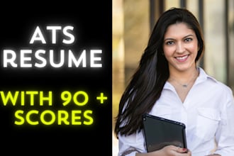 deliver ats resume writing service with 90 plus scores