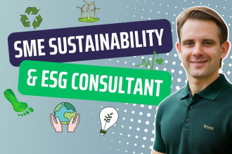 be your sme sustainability consultant