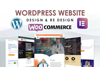 do wordpress website design and redesign plus support