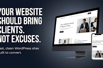 design a fast, high converting wordpress site for your business