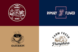 create a modern and minimalist hand drawn logo design