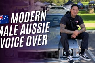 record a natural australian melbourne voice over