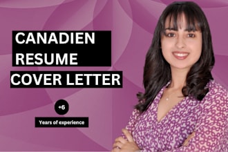 write you a professional canadian resume