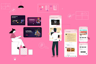 create figma website ui ux, figma mobile app design or figma landing page design