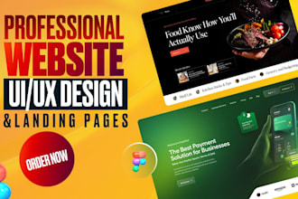 create figma website ui ux, figma mobile app design or figma landing page design