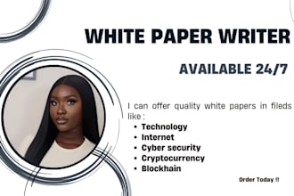help with cybersecurity, internet, or technology white papers