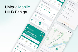 design modern UI UX for your mobile