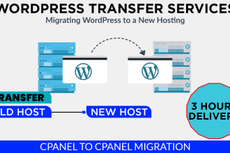 transfer your wordpress website, migrate it or backup it