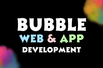 be your bubble io no code website developer, , adalo mvp app, flutterflow saas