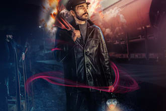 edit with photoshop a professional poster