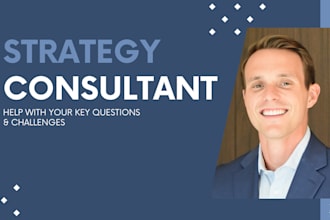 be your strategy consultant