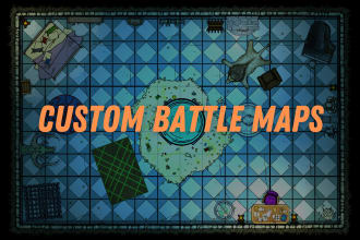 create fantasy battle map, city map or world map for dnd