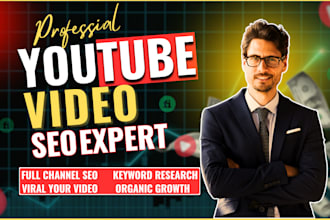 do youtube channel SEO and video optimization for top ranking on search result