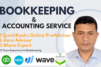 do bookkeeping, error fixing, and reconciliation in quickbooks online