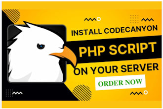 install and setup any codecanyon PHP script on your server