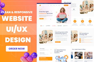 do figma website design, website ui design, figma ui ux design, website mockup