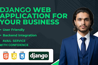 build a custom django web application for your business