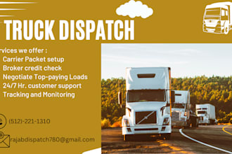 perform dispatch for your trucking company