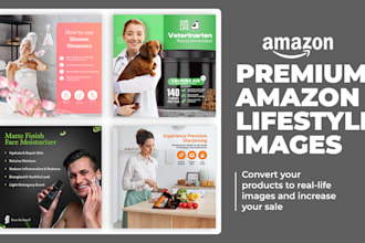 design premium lifestyle image for amazon listing photos