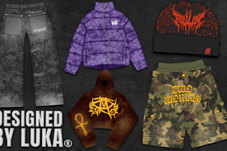 create a clothing design for your streetwear clothing brand