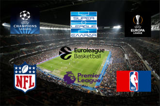 write sports articles in greek for your website