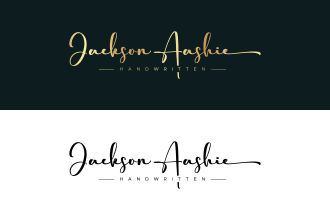 design artistic signature or autograph handwritten