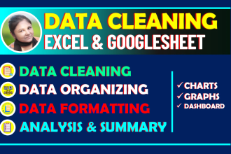 clean, organize, and merge your excel and CSV data