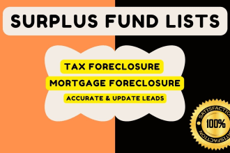 do find tax and mortgage foreclosure surplus fund listing