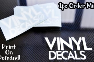 cut your ideas custom vinyl die cuts from premium vinyl great for a logo