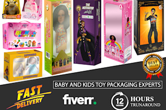 do baby, kids and toy packaging boxes