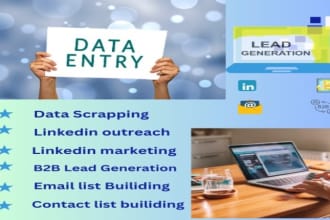 do b2b lead generation, linkedin leads, business leads, and email list bu