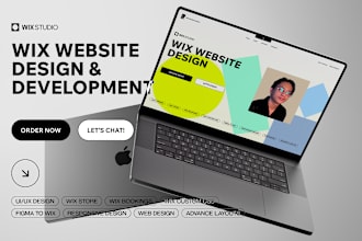 professionally design, redesign, and develop a wix website