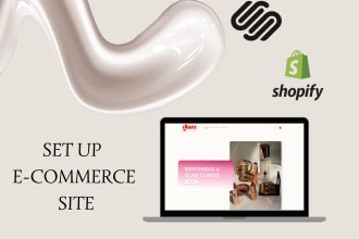 set up shopify website, inventory, orders management