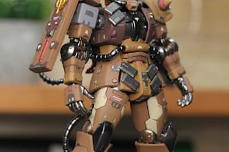 build, paint, and customize your gundam model kit gunpla commission