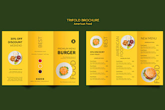 do an amazing menu design, food menu, restaurant menu design