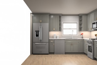 design your kitchen with cabinet list and quotation USA