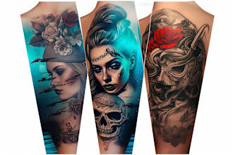 design you a custom tattoo design in any style