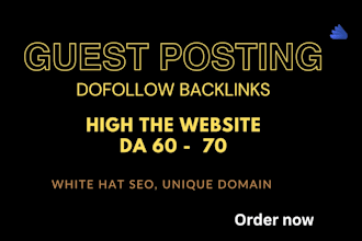do guest post outreach and high quality link building seo