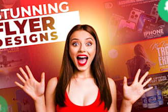 design flyer for business, club, event, party, music, concert and social media