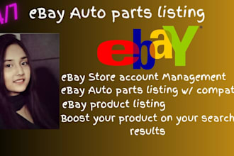 do ebay auto parts listing ebay automotive product listing