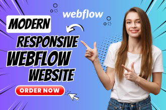 build, redesign webflow website, webflow landing page, figma to webflow design