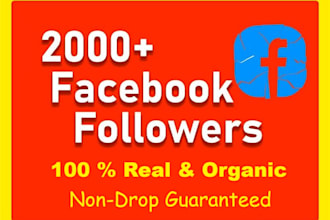 do 2000 plus facebook page followers and likes