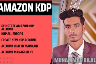 reinstate your amazon kdp accounts