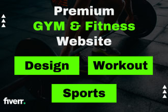 design gym, fitness, workout, and sports websites using wordpress
