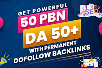 make 50 links homepage contextual high da dofollow backlinks