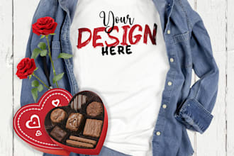 create realistic HD lays tshirt mockups for any website